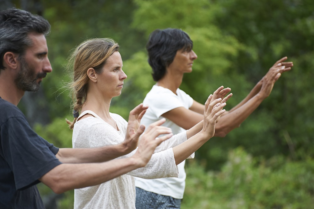 3 pratiquants de Qi gong